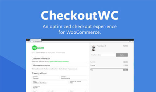 CheckoutWC v6.2.4 – WooCommerce 的优化结帐页面