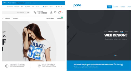 免费下载 Porto v6.2.3 – 自适应商城 WordPress Woocommerce主题