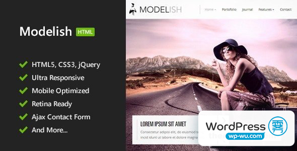 Modelish – HTML5 网站模板