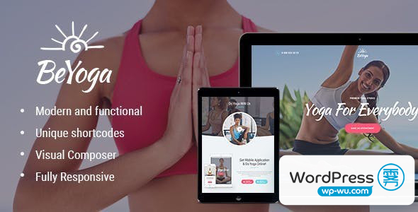 BeYoga v1.1.6 – Yogastudio & Gym WordPress 主题