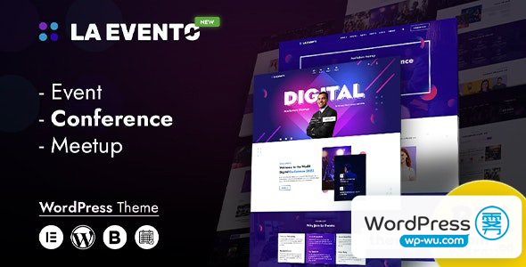 La Evento v1.0 – 有组织的活动 WordPress 主题