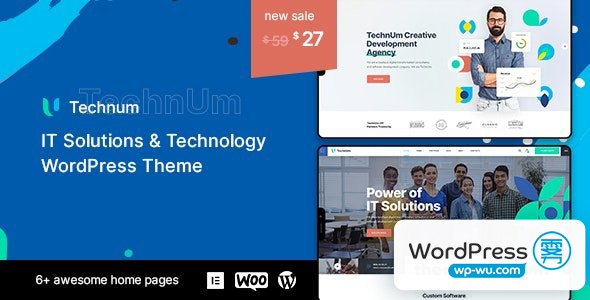 Technum v1.0.4 – IT 解决方案和技术 WordPress 主题