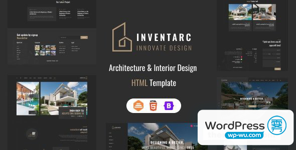 Inventarc v1.0 – 建筑和室内设计 HTML 模板