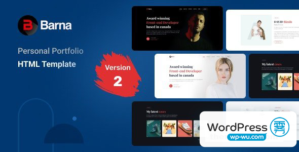 Barna v2.0 – 个人作品集 HTML 模板
